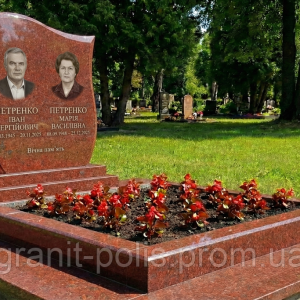 Елітний гранітний пам'ятник для сімейної пари